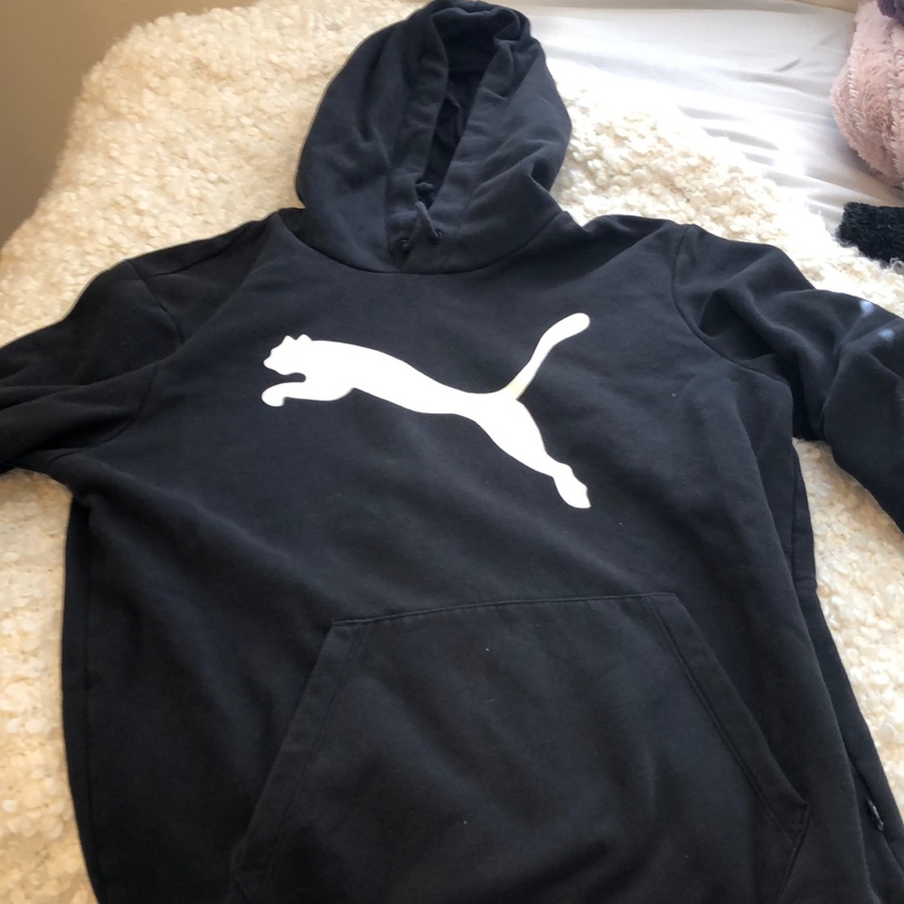 Puma black hoodie size small